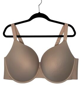 Torrid Invisible Support Plunge Push-Up Bra Size 48DDD Nude Underwire Padded